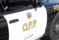 Ontario: The provincial police stop a truck driver due to reckless speeding.