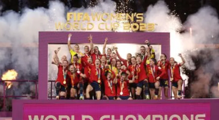 Real Madrid Club congratulates the Spain national team after winning the Women's World Cup title.