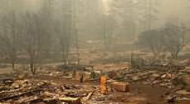 Wildfires in "Okanagan" in British Columbia destroy nearly 200 buildings