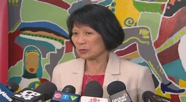 Poll: Toronto Mayor Chow receives 73% support during her first month in office