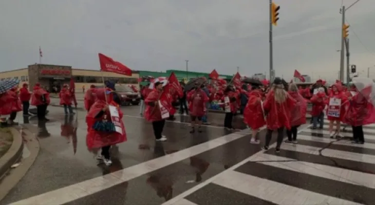 Metro Company reaches a preliminary agreement with the union amid a strike by grocery store workers...