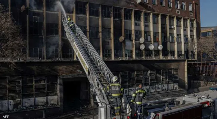 South Africa: At least 58 people killed in a fire at a residential building