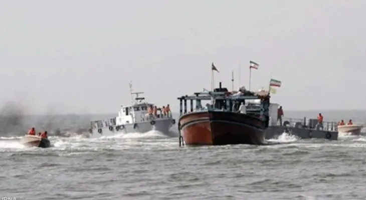 The Iranian Revolutionary Guard announces the seizure of a ship smuggling fuel in the Gulf