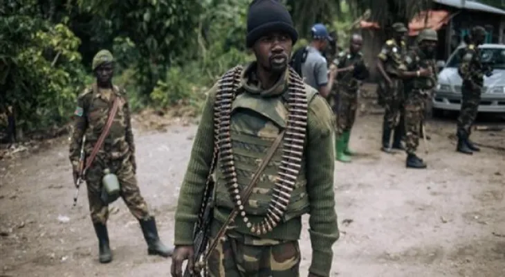The killing of two Chinese nationals, a Ghanaian, and a Congolese soldier by armed men in southeastern Congo.