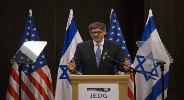 Jack Lew, the former U.S. Treasury Secretary, has been appointed as envoy to Israel.