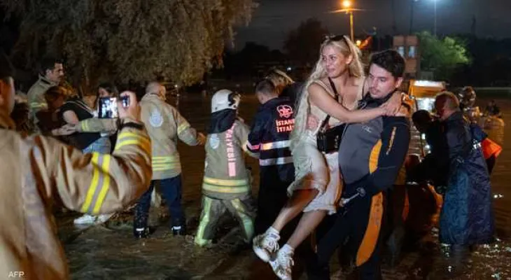 Turkey.. 3 dead due to heavy rains north of Istanbul
