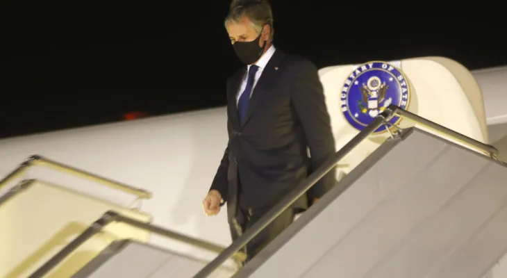 The U.S. Secretary of State is visiting Ukraine...
