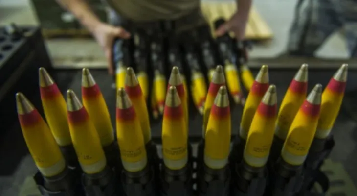 Depleted uranium munitions... controversial weapons capable of penetrating armor