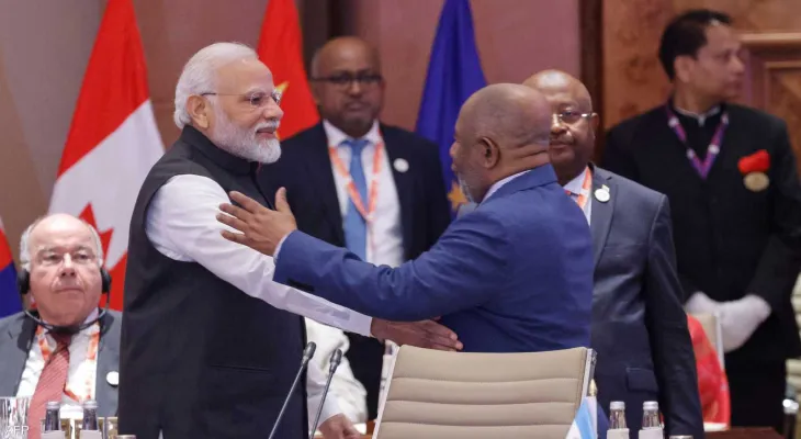Officially.. the African Union is a permanent member of the "Group of Twenty"