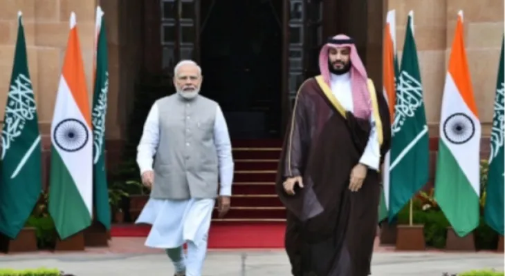 Signing of more than fifty cooperation agreements between India and Saudi Arabia...