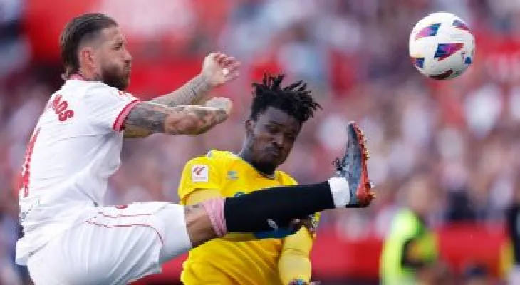 Sevilla achieves its first victory in the Spanish league on the night of Ramos' return.