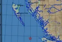 British Columbia: Registration of three minor earthquakes near Port Hardy