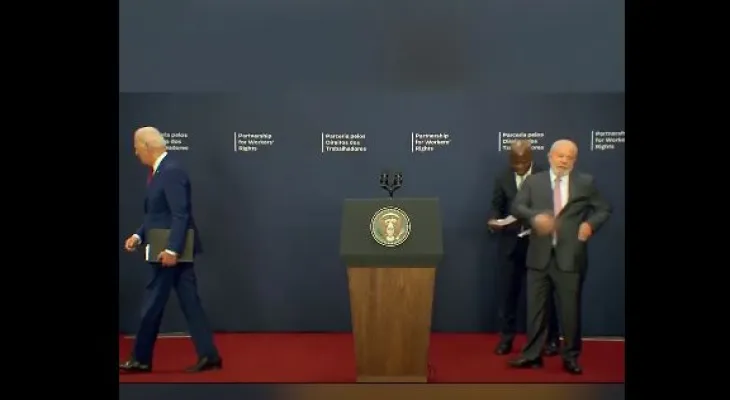 Biden's new slip embarrasses Lula da Silva as he leaves, leaving the Brazilian president standing.