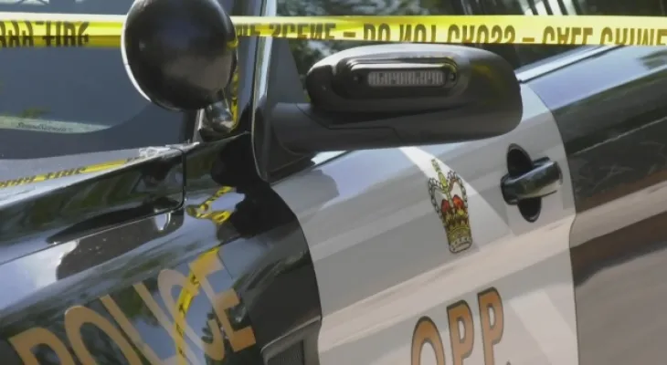 A person was killed after a car fire in the Brant area of Ontario.