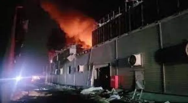 Five people killed and 100 injured in an explosion at a factory in Taiwan.