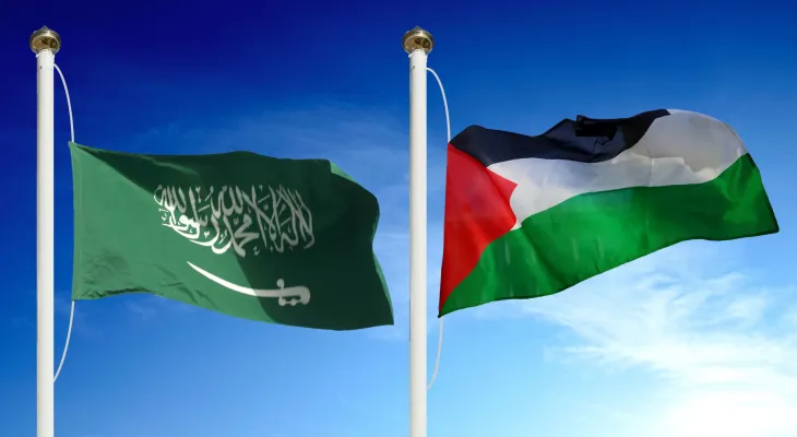 A Saudi delegation visits the West Bank this week.
