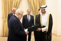 Ramallah: The Palestinian president receives the credentials of the Saudi ambassador to the State of Palestine.
