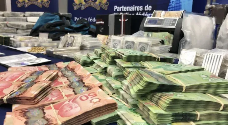 The Canadian and American police are collaborating to dismantle a drug trafficking network across the border and seizing cocaine worth more than 10 million Canadian dollars.