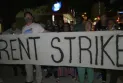The joining of tenants in two other residential buildings in Toronto to the strikes due to rising rents.