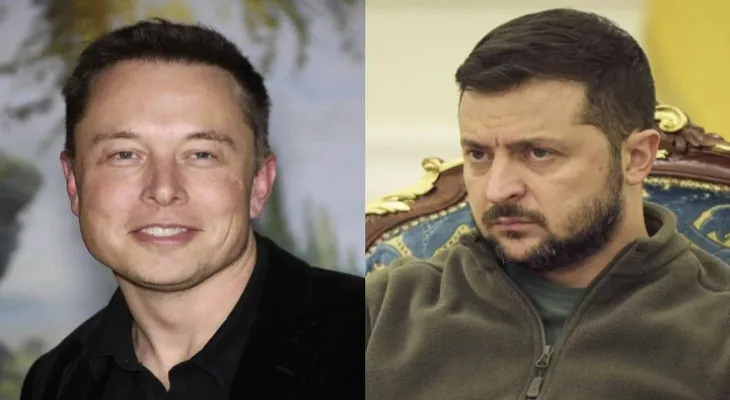 Elon Musk mocking Zelensky: 'When 5 minutes pass and you haven't asked for a billion dollars'