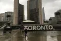 The city of Toronto is experiencing cold, rainy weather starting this evening.