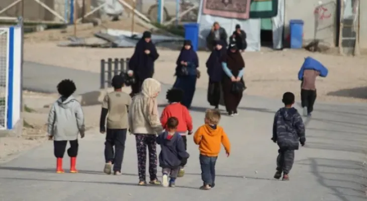 Canadian accused of committing a terrorism-related crime upon returning from a detention camp in Syria.