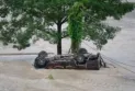 India: Thousands of people remain isolated due to the destruction of bridges and roads caused by floods.