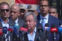 Guterres depuis le passage de Rafah : Malgré l'accord sur l'entrée de l'aide, il y a des conditions qui entravent son arrivée