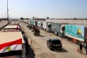 The occupying entity: the aid entering Gaza will go to the south and fuel will not be allowed to enter.