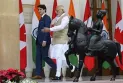 American and British concerns over India's move to reduce the number of Canadian diplomatic staff.