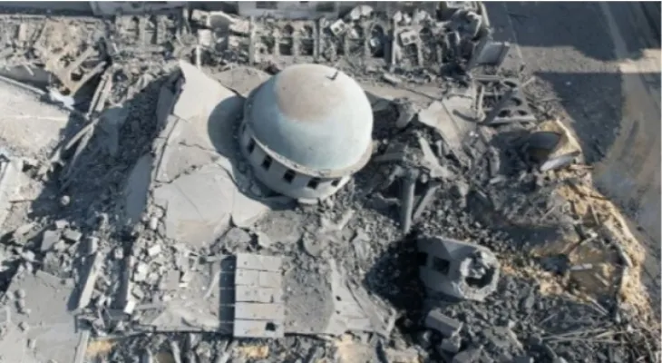 The occupation destroys 31 mosques in Gaza.