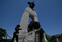 Federal leaders celebrate the ninth anniversary of the parliament building attack.