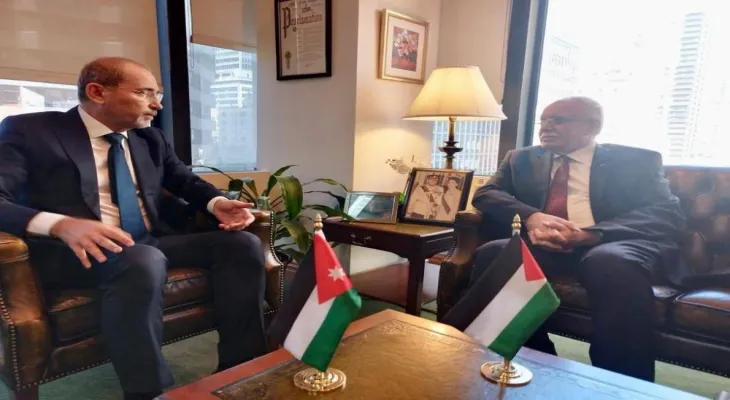 The foreign ministers of Jordan and Palestine discuss the developments in Gaza in New York.