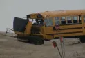 Five children and one adult were taken to the hospital following a collision with a school bus north of Calgary.