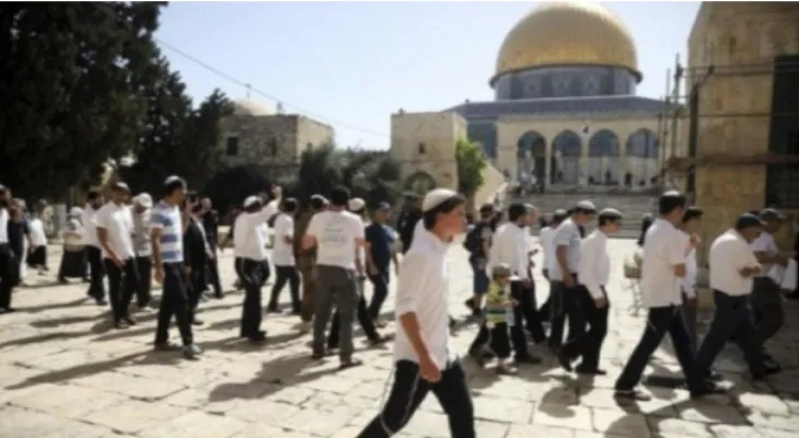 The occupation closes Al-Aqsa to worshippers and opens it to colonizers.