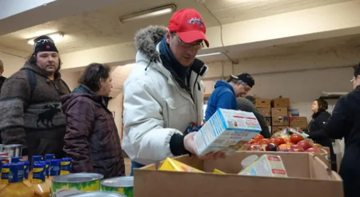According to a recent report... more Canadians are in need of "food relief"