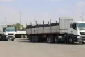 Trucks loaded with medicines heading from Jordan towards Palestine