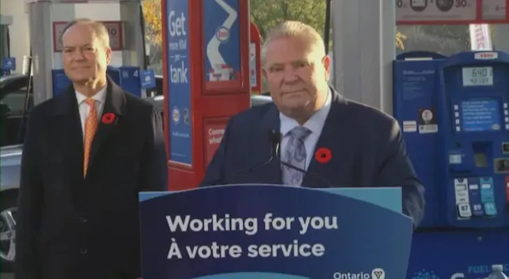 Ontario extends gasoline tax cut by 5.7 cents per litre until June 2024