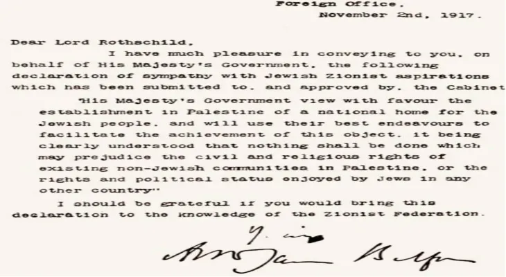 Balfour Promise... or the Beginning of the Palestinian Arab Nakba