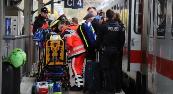 16 people injured in a train accident in northern Germany...