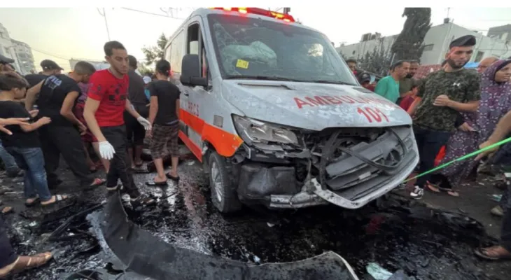 Israel bombs several Palestinian hospitals in the Gaza Strip