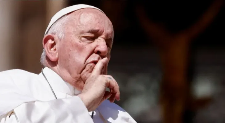 Pope of the Vatican: 'I urge you in the name of God to stop the firing'