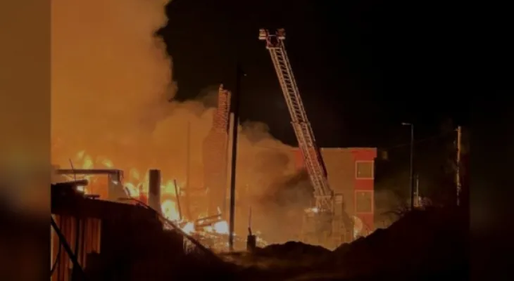 "Heavy loss"... Sarah’s fire extinguishing worth one million dollars destroyed in a fire at a housing complex under construction in Vaughan