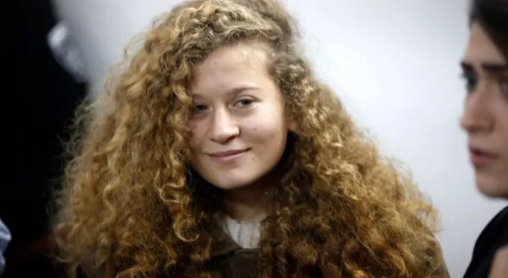 The occupation army arrests Ahed Tamimi...