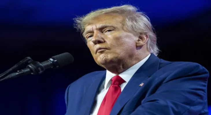 Donald Trump appears in court in New York on fraud charges...