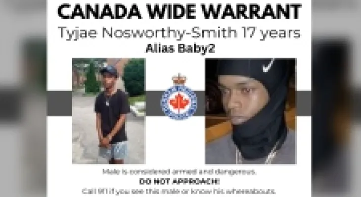 Arrest warrant issued across Canada for a 17-year-old young man who killed a security guard at Pickering Casino