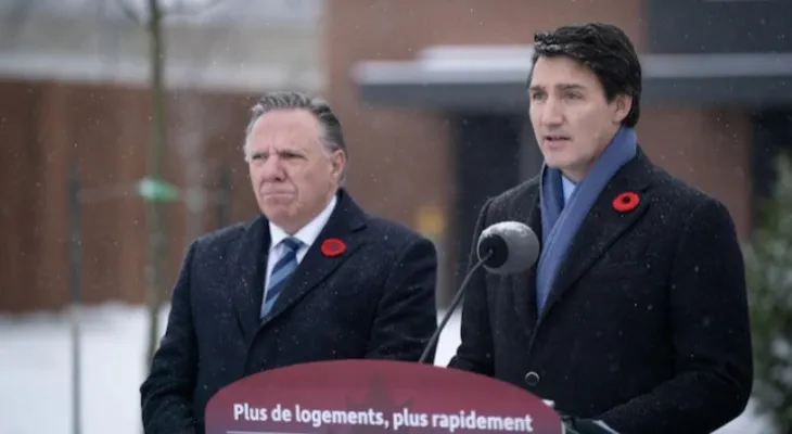 Amid tensions over the Middle East... Léger and Trudeau call for calm in Montreal