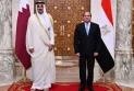 Abdel Fattah el-Sisi and the Emir of Qatar announce their rejection of the displacement of Palestinians...