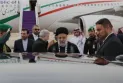 The Iranian president arrives in Saudi Arabia to attend the Arab and Islamic summit on Gaza