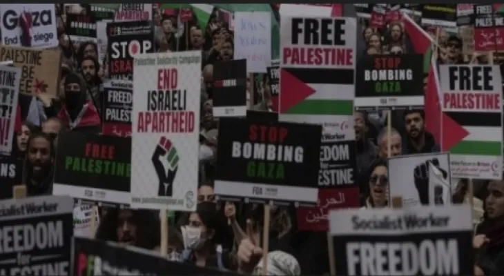Britain: Police arrest 82 extremists who planned to attack the pro-Palestine march in London...